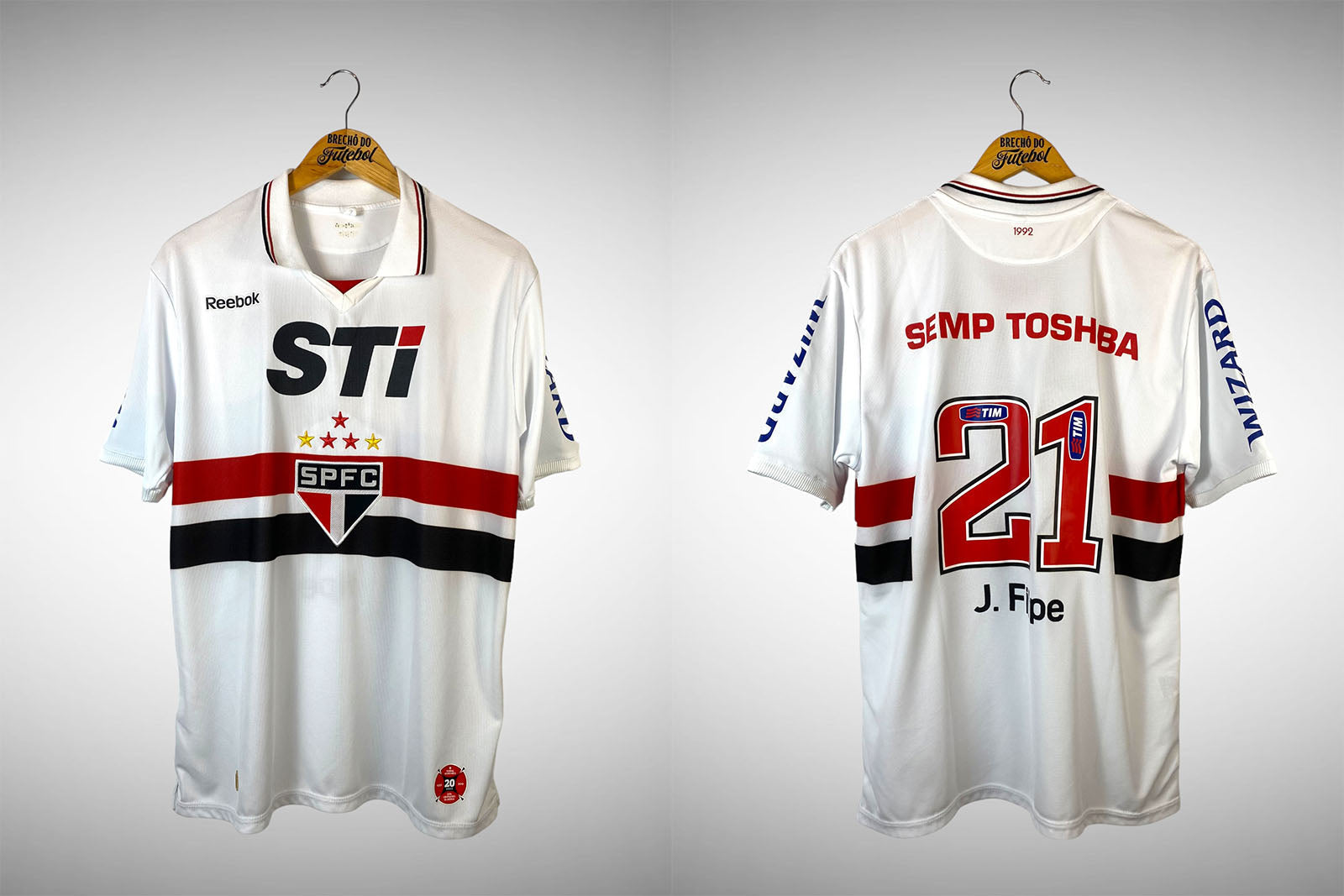 São Paulo 2012 Primeira Camisa Tam M Nº21 J. Filipe.