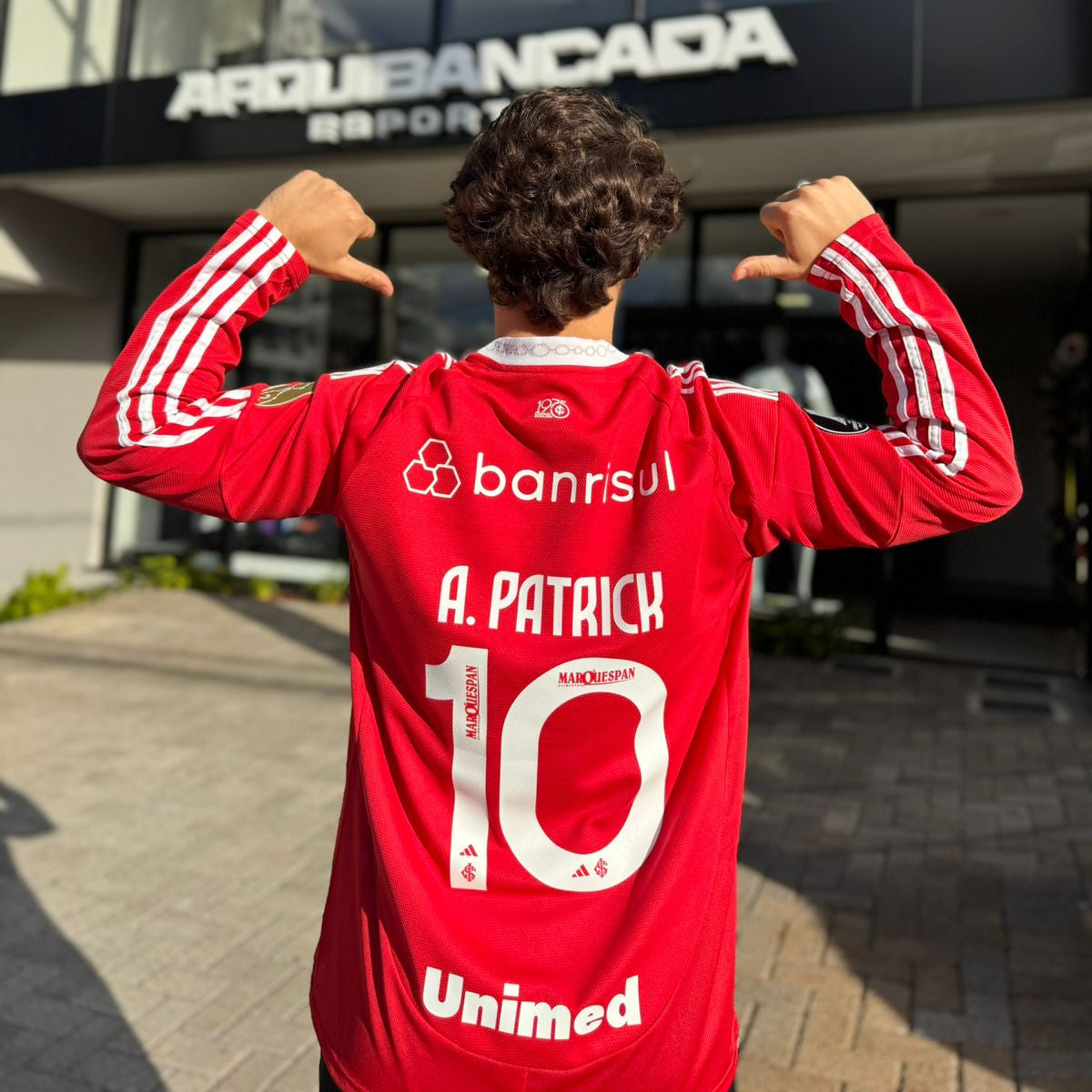 Camisa adidas Internacional Manga Longa 2025/26 I Com Patrocínios