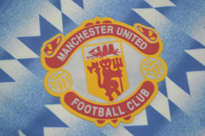 Camisa Manchester United Manga Longa Away 90/92 - Versão Retrô "Cantona" Nº 7