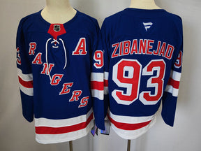 Camisa NHL New York Rangers Jersey Azul