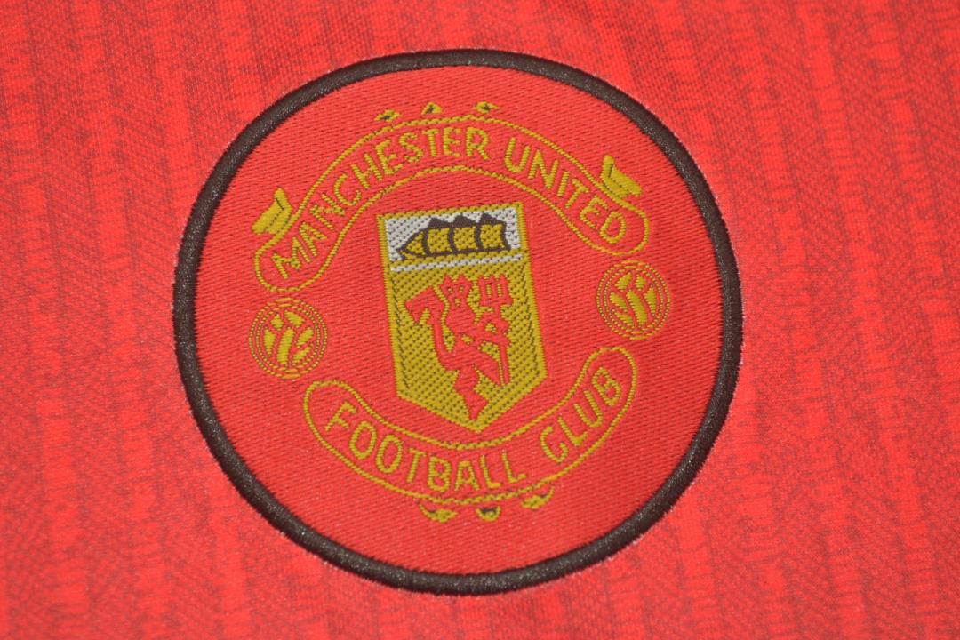 Camisa Manchester United Manga Longa 96/97 - Versão Retrô "Beckham" Nº 10