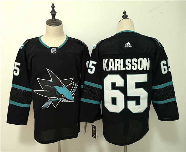 Camisa NHL San Jose Sharks Jersey Preta