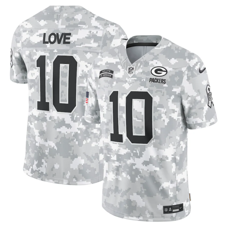 Camisa NFL Green Bay Packer Vapor F.U.S.E. Limited Jersey Salute To Service 2024