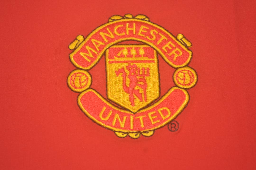 Camisa Manchester United Manga Longa 02/04 - Versão Retrô "Beckham" Nº 7