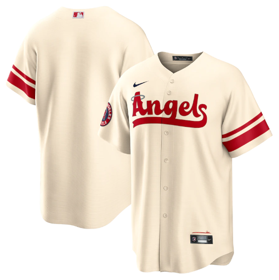 Camisa MLB Los Angeles Angels Jersey City Connect Torcedor