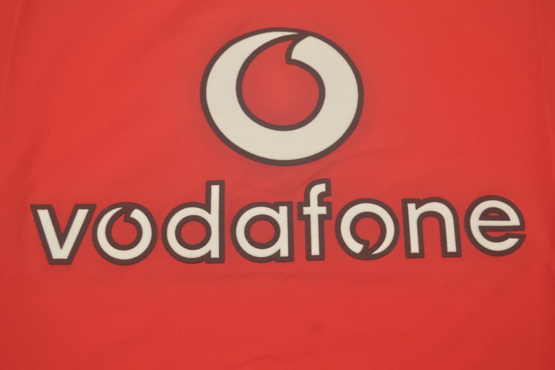 Camisa Manchester United Manga Longa 02/04 - Versão Retrô "Beckham" Nº 7