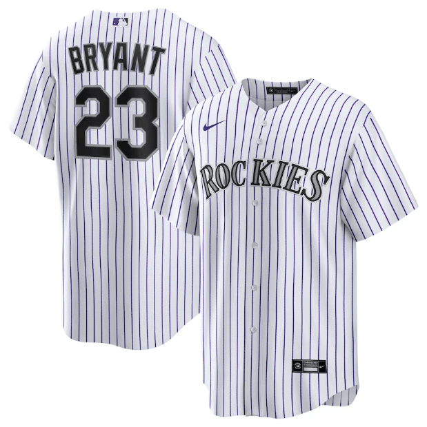 Jersey Colorado Rockies Branca Torcedor Silkada