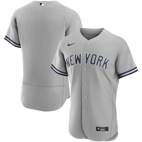 Camisa MLB New York Yankees Jersey Cinza Authentic