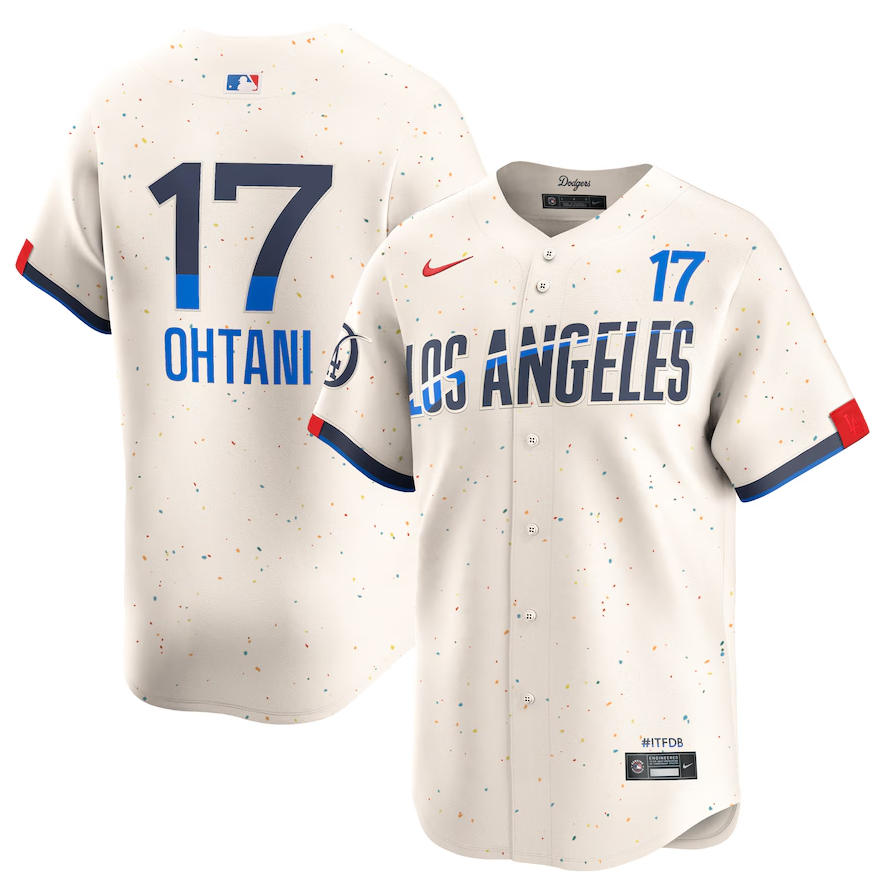 Camisa MLB Los Angeles Dodgers Jersey City Connect 2024