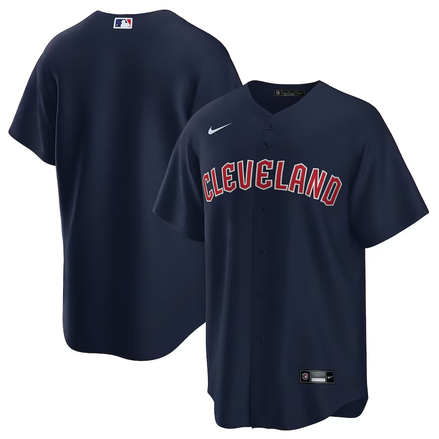 Camisa MLB Cleveland Guardians Jersey Azul Torcedor