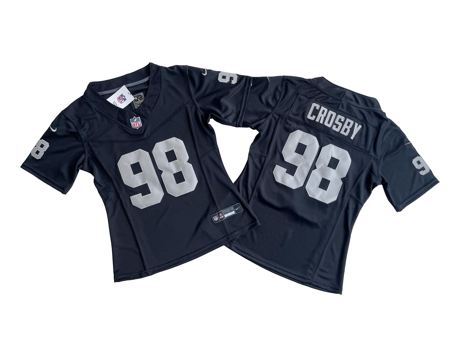 Camisa NFL Feminina Las Vegas Raiders Vapor F.U.S.E. Limited Jersey Preta