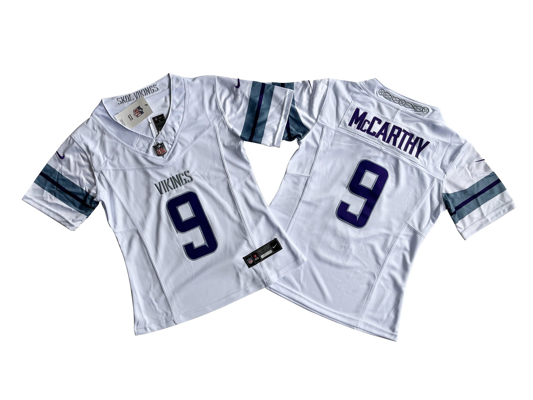 Camisa NFL Feminina Minnesota Vikings Vapor F.U.S.E. Limited Jersey Branca