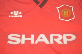Camisa Manchester United Manga Longa 94/96 - Versão Retrô "Cantona" Nº 7