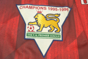 Camisa Manchester United Manga Longa 94/96 - Versão Retrô "Cantona" Nº 7