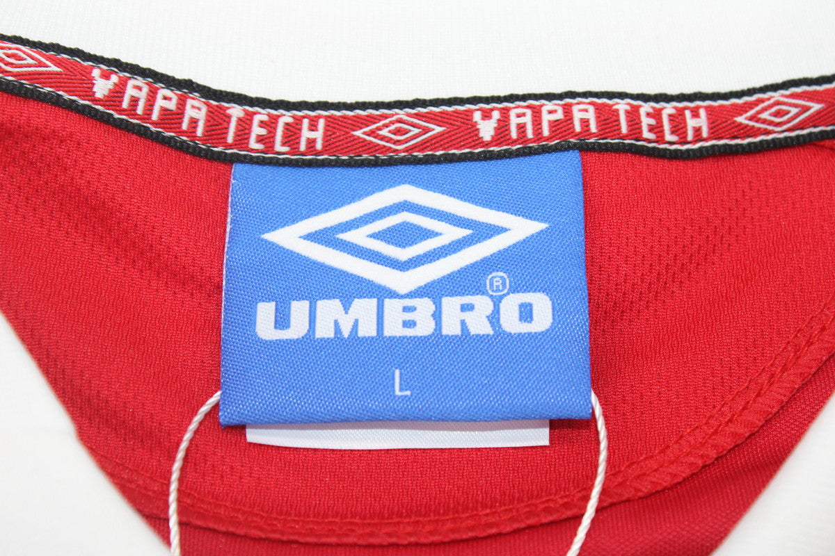 Camisa Manchester United Manga Longa 1999 - Versão Retrô "Beckham" Nº 7