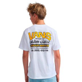 Camiseta Vans Ss Shop Infantil