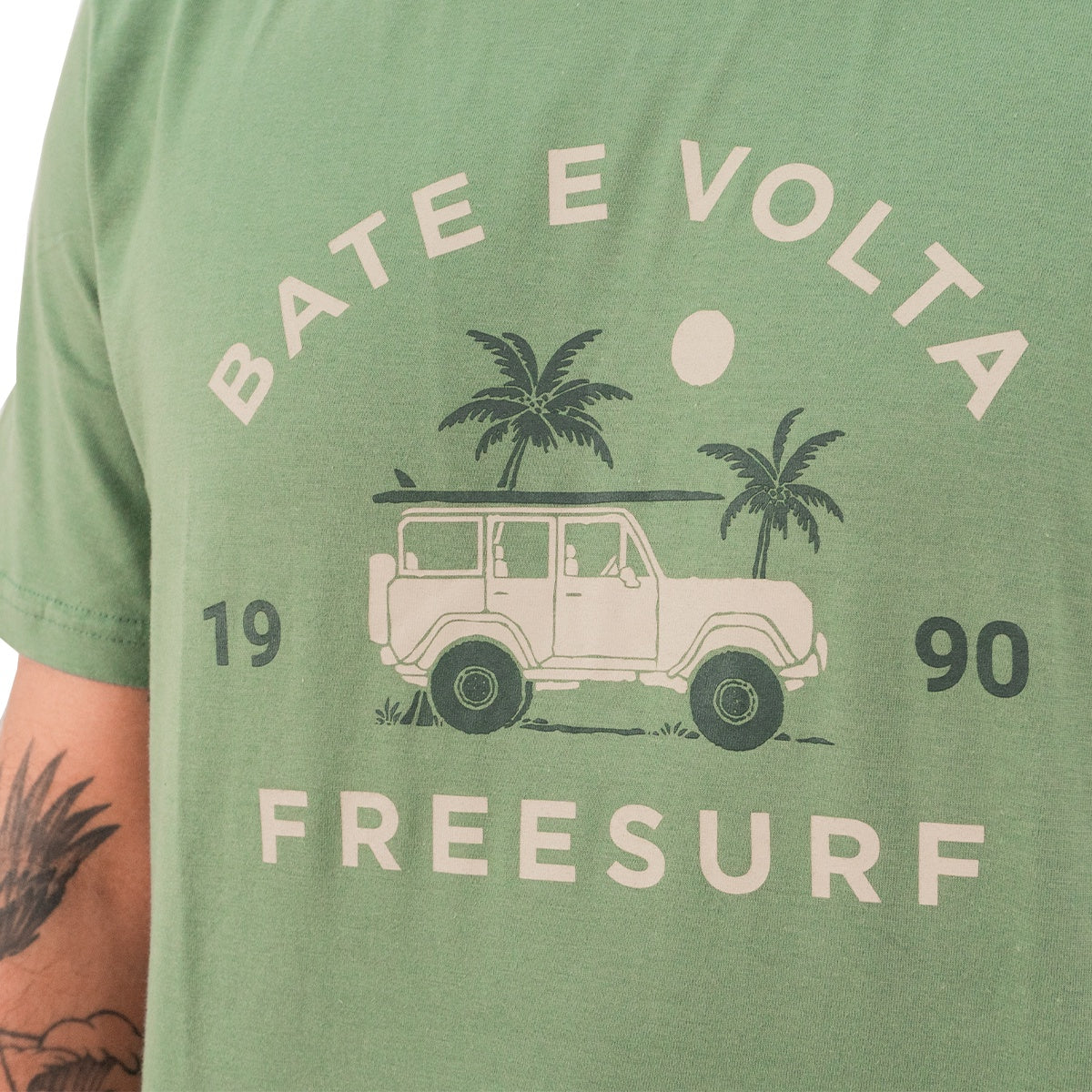 Camiseta Freesurf Bate E Volta Masculino