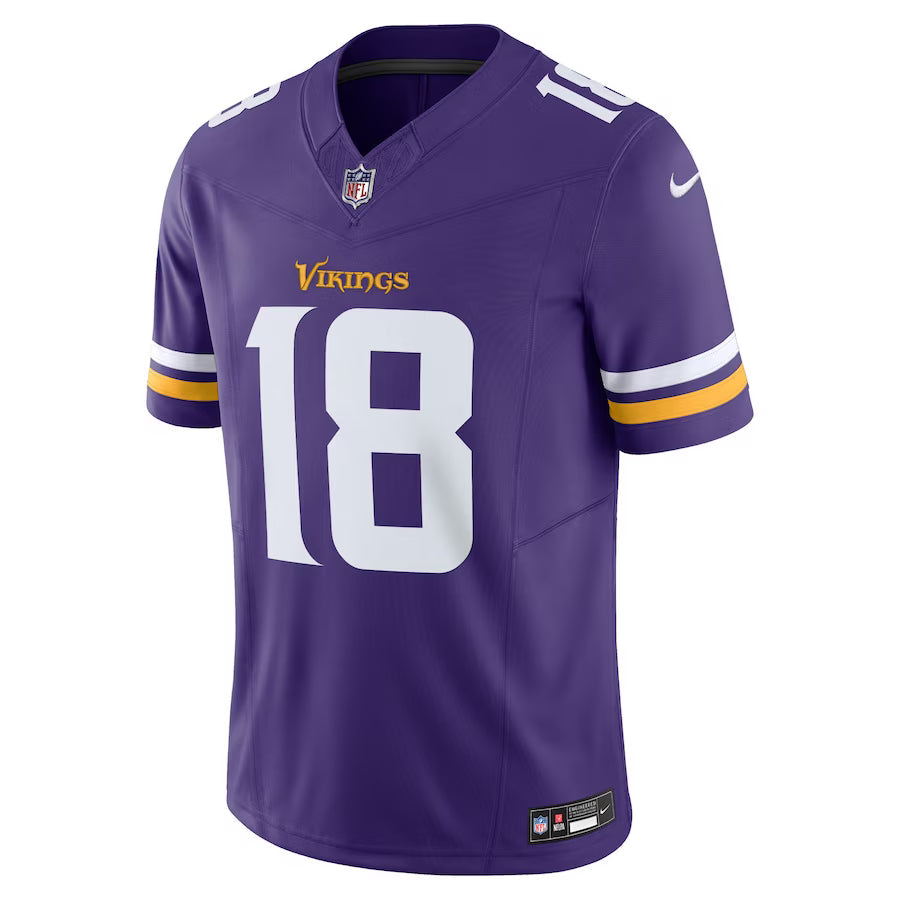 Camisa NFL Minnesota Vikings Vapor F.U.S.E. Limited Jersey Roxa
