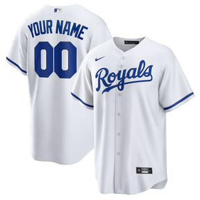 Jersey Kansas City Royals Branca Torcedor Silkada