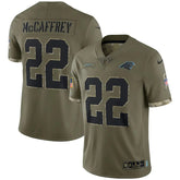 Camisa NFL Carolina Panthers Vapor Limited Jersey Salute To Service 2022
