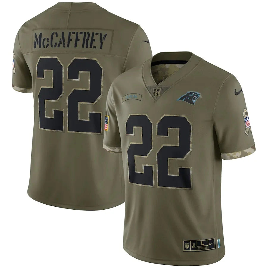 Camisa NFL Carolina Panthers Vapor Limited Jersey Salute To Service 2022