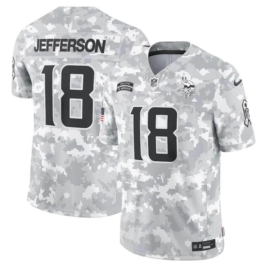Camisa NFL Minnesota Vikings Vapor F.U.S.E. Limited Jersey Salute To Service 2024