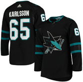 Camisa NHL San Jose Sharks Jersey Preta