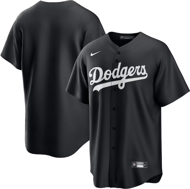 Camisa MLB Los Angeles Dodgers Jersey Preta