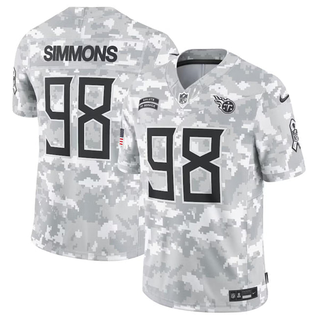Camisa NFL Tennessee Titans Vapor F.U.S.E. Limited Jersey Salute To Service