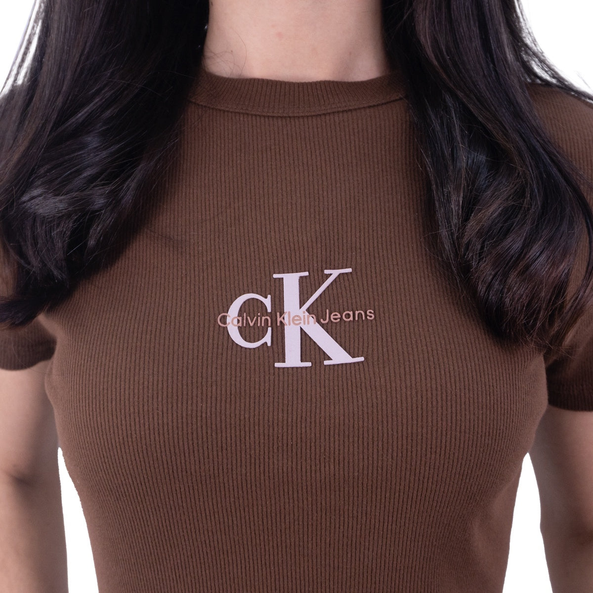 Camiseta Calvin Klein Rib Feminino